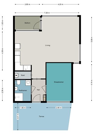 Franciscusberg 16, 4611 MZ Bergen op Zoom - Plattegrond Franciscusberg 16 Bergen op Zoom.jpg