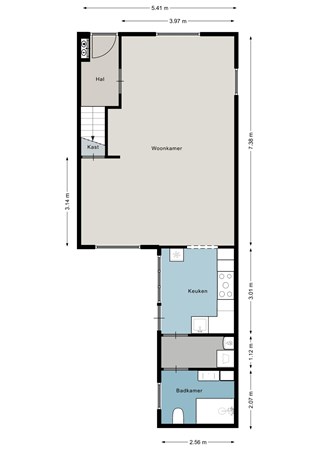 Bremstraat 27, 4711 CD St. Willebrord - Plattegrond BG Bremstraat 27 St. Willebrord.jpg