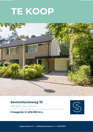 Brochure preview - Brochure Semmelweisweg 19 Bergen op Zoom.pdf