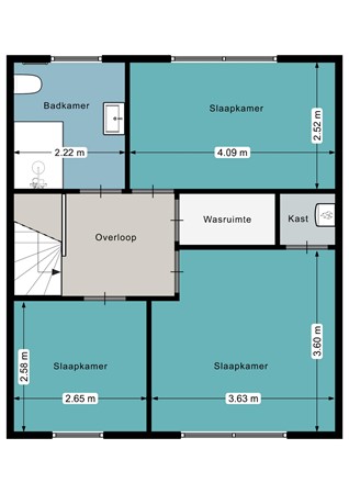 Meidoornlaan 11, 4621 BK Bergen op Zoom - Plattegrond 1e Meidoornlaan  11 .jpg