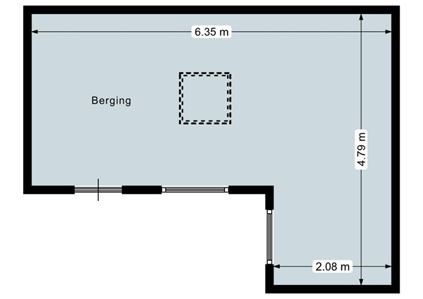 Meidoornlaan 11, 4621 BK Bergen op Zoom - Plattegrond berging Meidoornlaan  11 .jpg