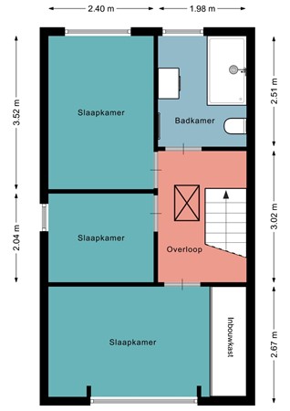 Oude Huijbergsebaan 295, 4625 CK Bergen op Zoom - Plattegrond 1e verdieping Oude Huijbergsebaan 295 Bergen op Zoom.jpeg