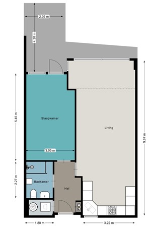 Franciscusberg 9, 4611 MZ Bergen op Zoom - Plattegrond Franciscusberg 9.jpeg