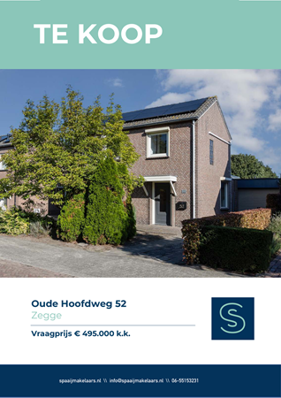Brochure preview - Verkoopbrochure Oude Hoofdweg 52 Zegge.pdf