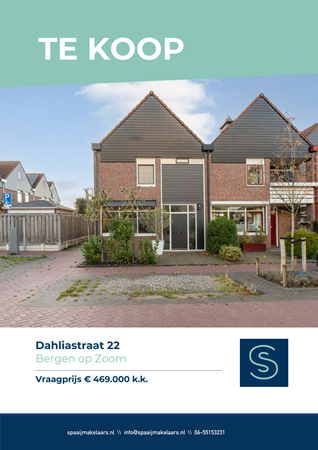 Brochure preview - Verkoopbrochure Dahliastraat 22 Bergen op Zoom.pdf