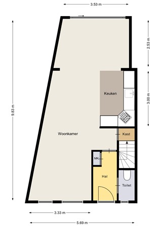 Melanendreef 148, 4614 GL Bergen op Zoom - Plattegrond Melanendreef 148 BG.jpg