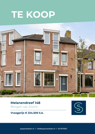 Brochure preview - Verkoopbrochure Melanendreef 148 Bergen op Zoom.pdf