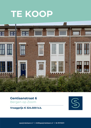 Brochure preview - Verkoopbrochure Gentiaanstraat 6 Bergen op Zoom.pdf