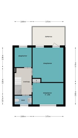 Gentiaanstraat 6, 4621 EL Bergen op Zoom - Eerste verdieping Gentiaanstraat 6 Bergen op Zoom.jpg