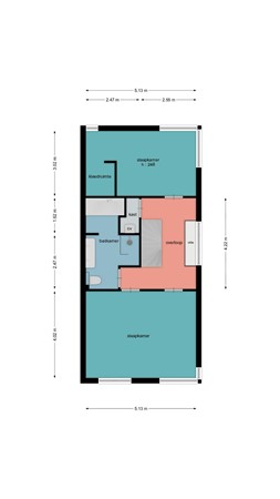 Aak 11, 4617 GA Bergen op Zoom - Eerste verdieping Aak 11 Bergen op Zoom.jpg