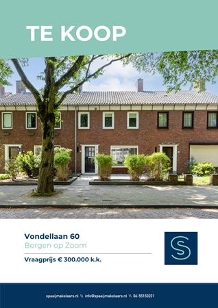 Brochure preview - Verkoopbrochure Vondellaan 60 Bergen op Zoom.pdf
