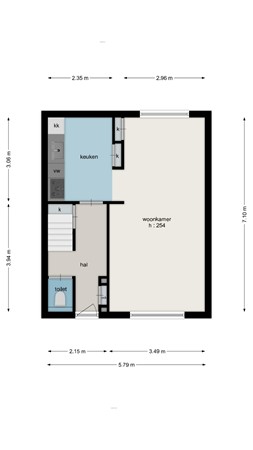 Vondellaan 60, 4624 HN Bergen op Zoom - Begane grond Vondellaan 60 Bergen op Zoom.jpg