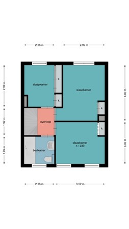 Vondellaan 60, 4624 HN Bergen op Zoom - 1e verdieping Vondellaan 60 Bergen op Zoom.jpg