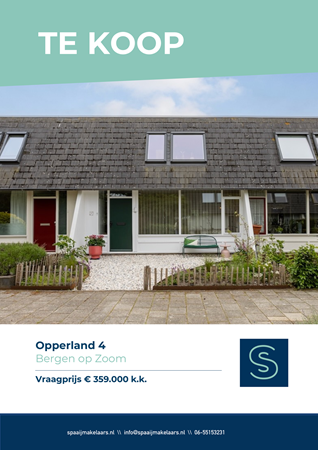 Brochure preview - Verkoopbrochure Opperland 4 Bergen op Zoom_Funda.pdf