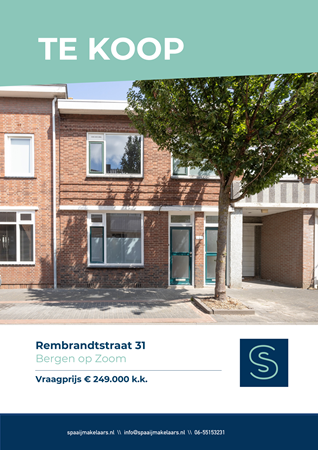 Brochure preview - Verkoopbrochure Rembrandtstraat 31 Bergen op Zoom.pdf