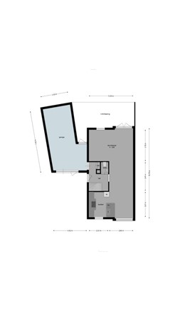 Binnenkamer 42, 4691 DG Tholen - Plattegrond begane grond Binnenkamer 42 Tholen .jpg