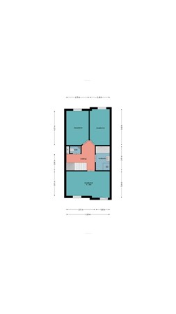 Binnenkamer 42, 4691 DG Tholen - Plattegrond eerste verdieping Binnenkamer 42 Tholen.jpg