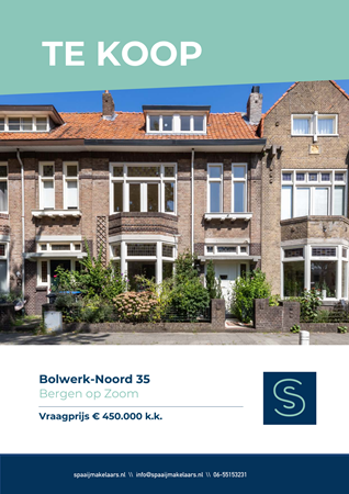 Brochure preview - Verkoopbrochure Bolwerk Noord 35 Bergen op Zoom.pdf