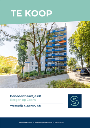 Brochure preview - Verkoopbrochure Benedenbaantje 60 Bergen op Zoom.pdf