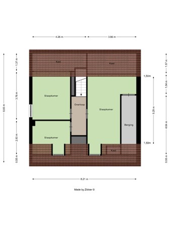 Tilburgseweg 129, 2382 Poppel - 1986891660_2D_Eerste_Verdieping_Tilburgseweg_129_Poppel_02.jpg