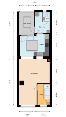 President Steijnstraat 82, 5021 TR Tilburg - Begane grond.jpg