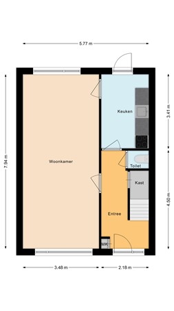 Bellinistraat 197, 5049 CD Tilburg - Begane grond.jpg