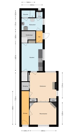 Leharstraat 12, 5011 KC Tilburg - Begane grond.jpg