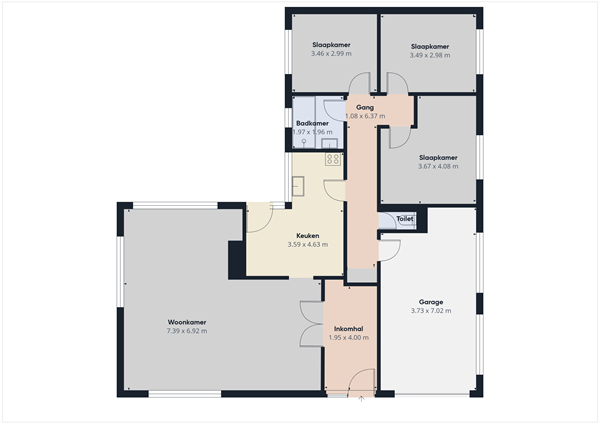 Zwaluwstraat 23, 2490 Balen - Plattegrond.png