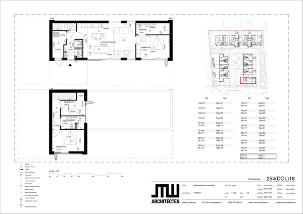 Floorplan - Woningtype F Bouwnummer 1, 4841 EG Prinsenbeek