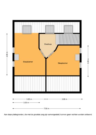 Floorplan - Geerhard Boschstraat 2C, 7447 HA Hellendoorn