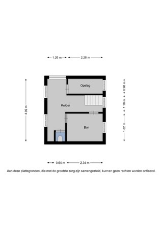 Floorplan - Geerhard Boschstraat 2C, 7447 HA Hellendoorn