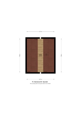 Floorplan - P C Stamstraat 80, 7442 ZE Nijverdal