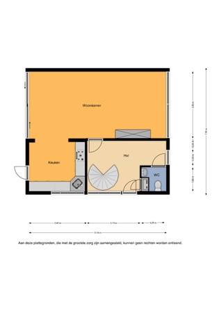 Floorplan - Keizersweg 23, 7441 BA Nijverdal