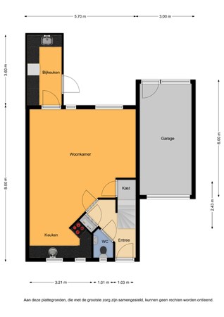 Floorplan - Waterkers 21, 7443 LN Nijverdal