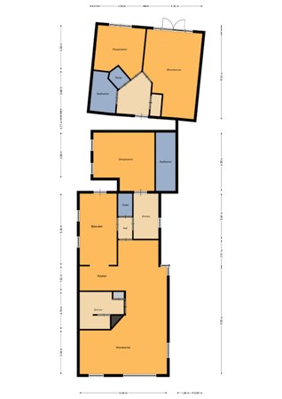 Floorplan - Eversbergweg 64, 7443 PE Nijverdal