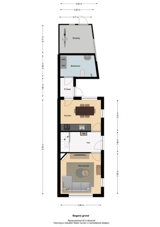 Floorplan - Rijssensestraat 82a, 7442 ML Nijverdal