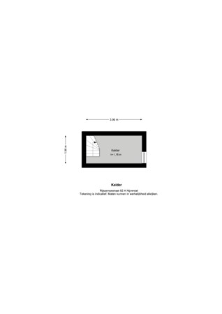 Floorplan - Rijssensestraat 82a, 7442 ML Nijverdal