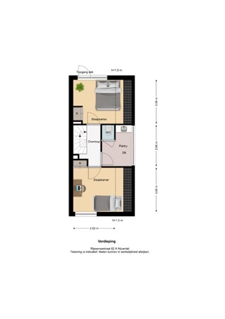 Floorplan - Rijssensestraat 82a, 7442 ML Nijverdal
