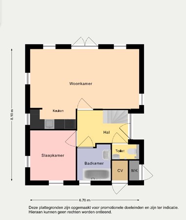 Floorplan - Tunnelweg 7-118, 7448 RV Haarle