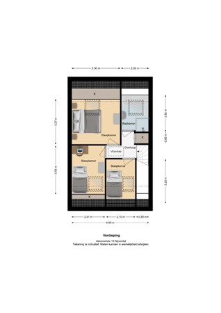 Floorplan - Akkerwinde 13, 7443 GZ Nijverdal