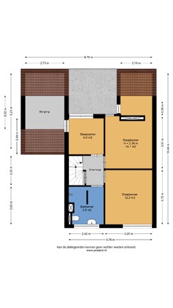 Floorplan - Bachlaan 91, 7442 JK Nijverdal