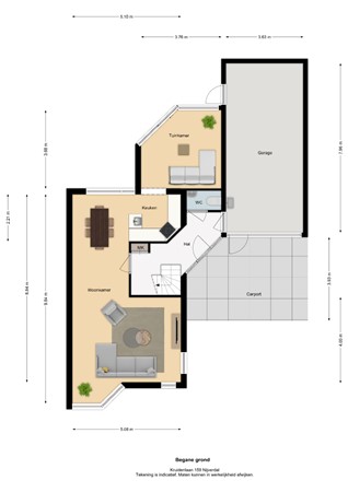 Floorplan - Kruidenlaan 159, 7443 JW Nijverdal