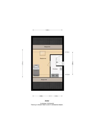 Floorplan - Kruidenlaan 159, 7443 JW Nijverdal