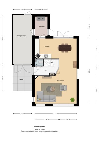 Floorplan - Terras 32, 7609 XR Almelo