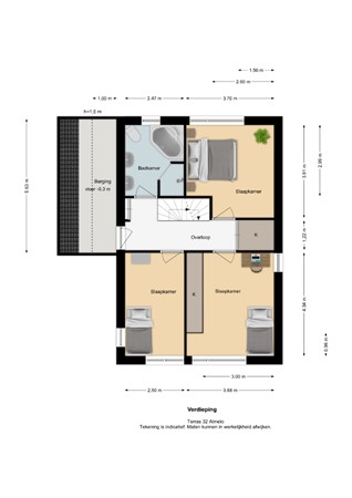 Floorplan - Terras 32, 7609 XR Almelo