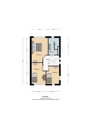 Floorplan - Steenanjer 11, 7443 TW Nijverdal