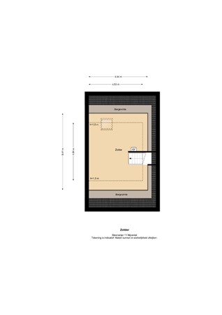 Floorplan - Steenanjer 11, 7443 TW Nijverdal