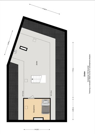 Floorplan - Grotestraat 169, 7441 GR Nijverdal