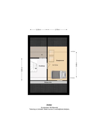 Floorplan - Kruidenlaan 180, 7443 JL Nijverdal
