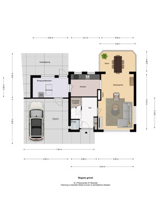 Floorplan - G J Piksenstraat 47, 7441 EV Nijverdal
